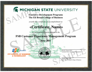 Chứng chỉ khoá học “Quản trị trải nghiệm khách hàng - CXM" Quốc tế đầu tiên tại Việt Nam