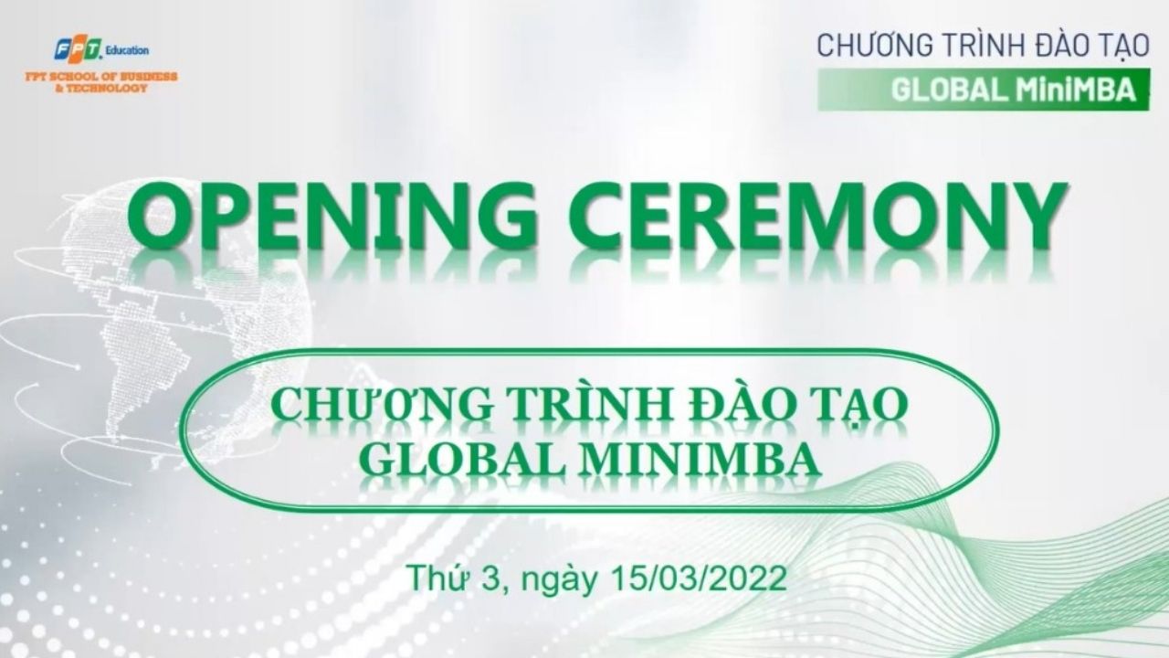 FSB tổ chức khai giảng thành công chương trình Global miniMBA 