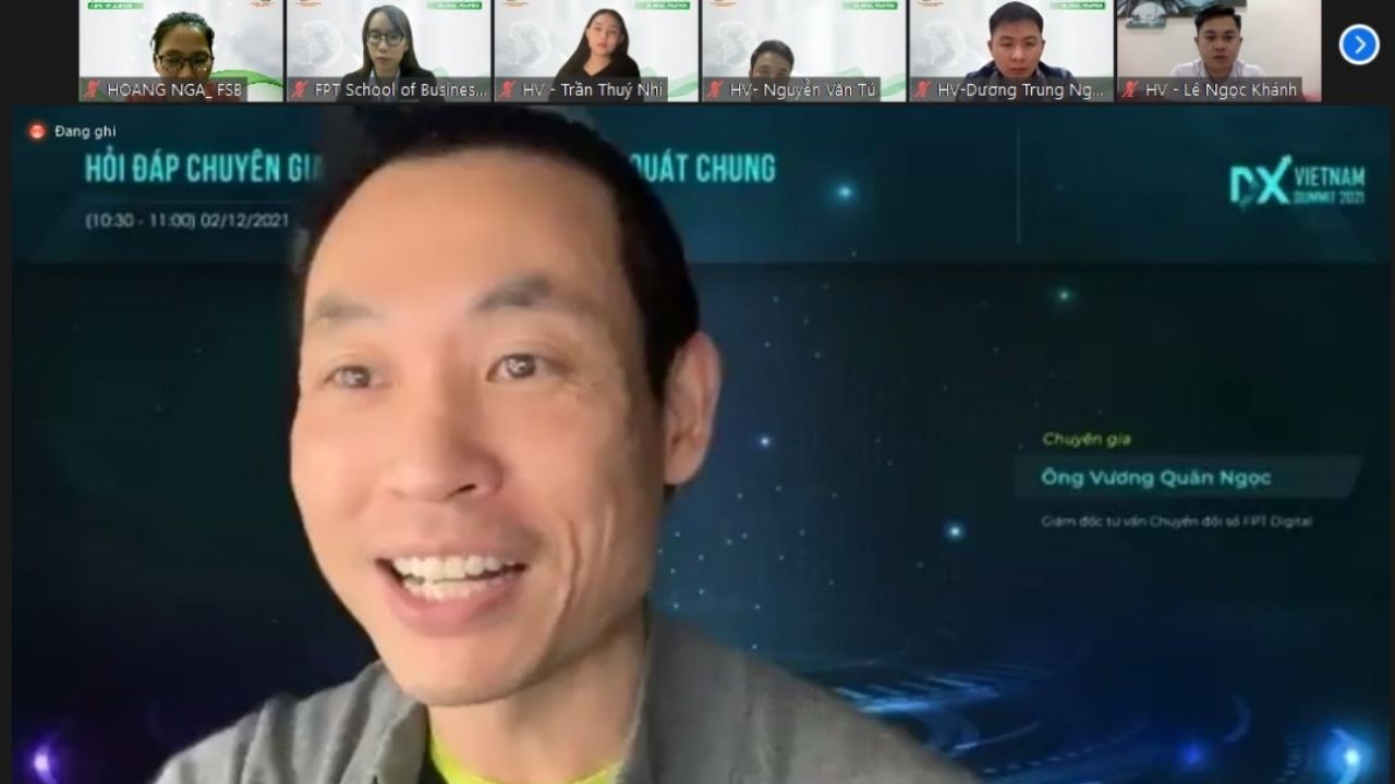 Ông Vương Quân Ngọc - Giảng viên, chuyên gia trong chương trình