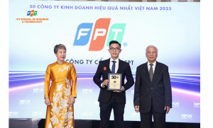 FPT ĐỨNG THỨ HAI TRONG TOP 50 CÔNG TY KINH DOANH HIỆU QUẢ NHẤT VIỆT NAM