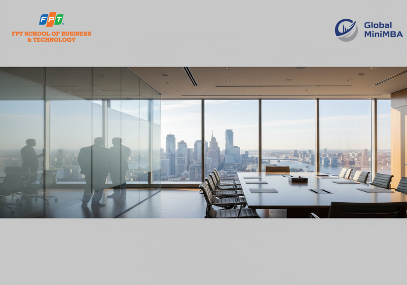 CEO họp bàn chiến lược thực thi trong doanh nghiệp