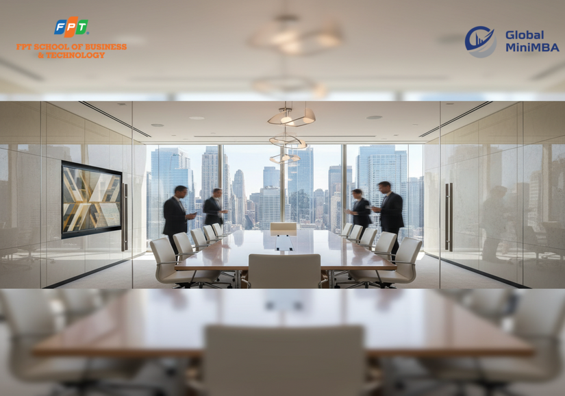 Lãnh đạo họp cùng nhân viên thể hiện kỹ năng quản trị nhân sự