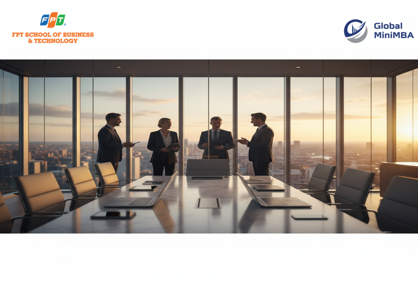 Sơ đồ tổng quan công cụ OGSM trong quản trị doanh nghiệp