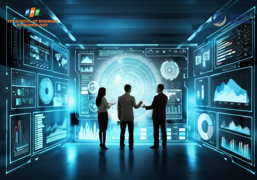 Đội ngũ thảo luận về dữ liệu, xây dựng chiến lược kinh doanh hiệu quả.