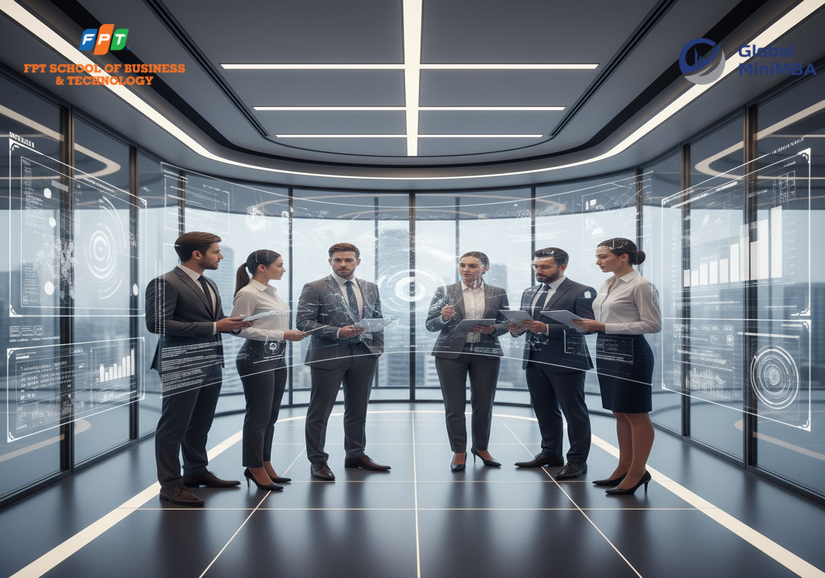 Họp ban lãnh đạo thảo luận kỹ năng ra quyết định