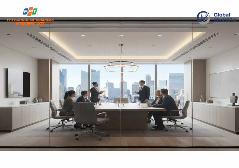 Lãnh đạo họp triển khai kỹ năng quản lý dự án