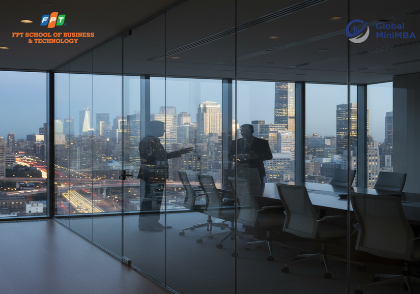 Sơ đồ tổ chức thể hiện quản lý cấp trung