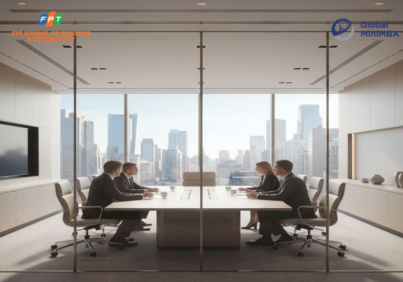 Lãnh đạo họp bàn cách lên chiến lược marketing hiệu quả