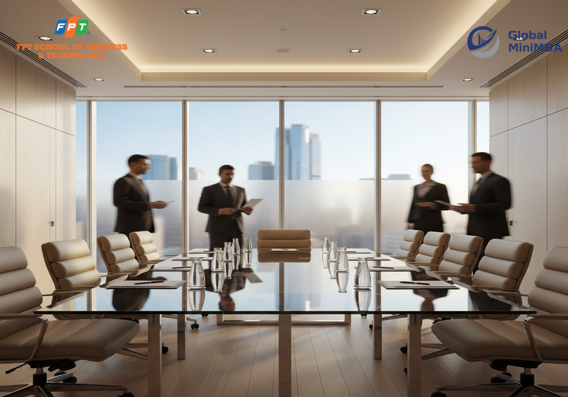 Lãnh đạo họp bàn xác định mục tiêu kinh doanh chiến lược