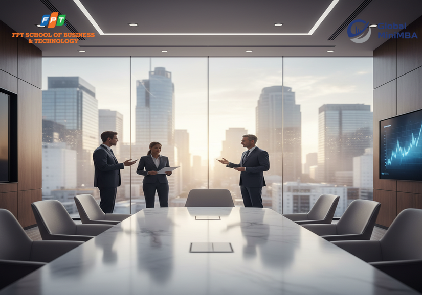 Minh họa 4 phong cách lãnh đạo trong doanh nghiệp