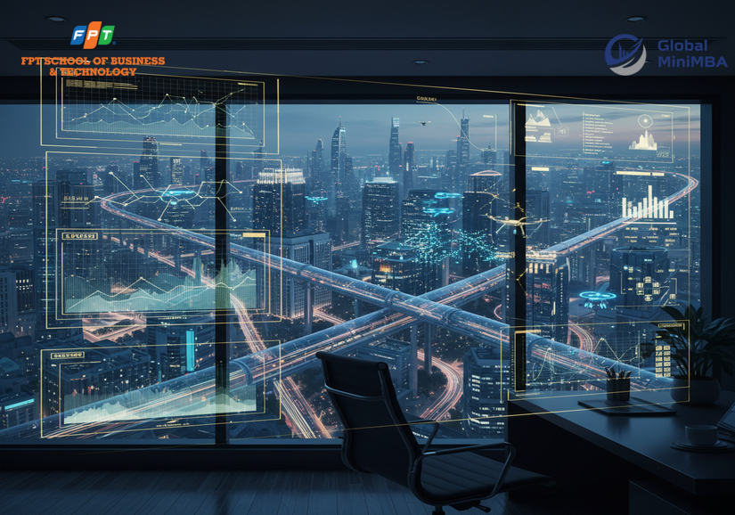 Team thảo luận kế hoạch kinh doanh quý mới