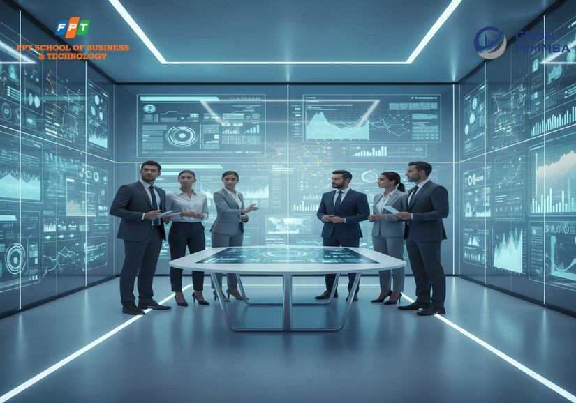 Dashboard báo cáo tài chính excel trực quan