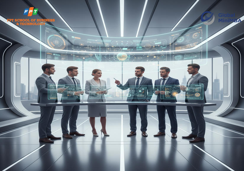 Nhân viên xử lý văn bản đến tại văn phòng