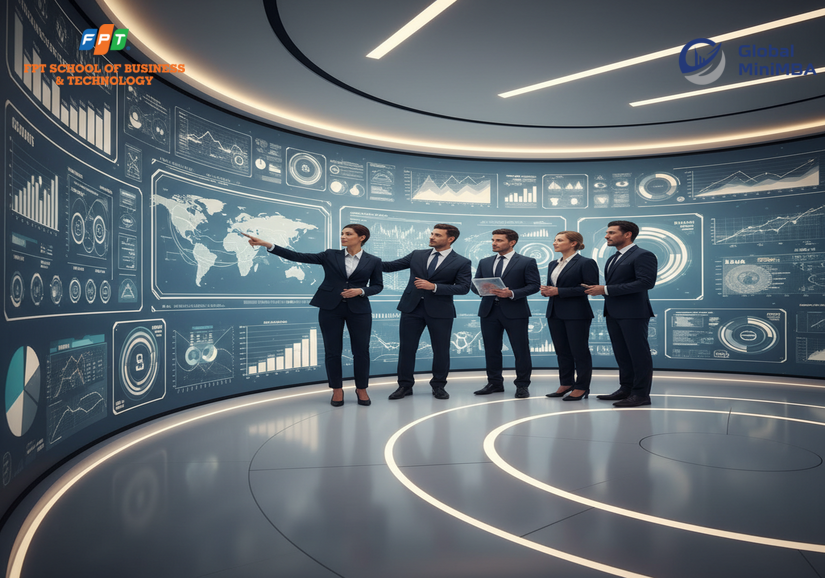 Giao diện phần mềm quản lý doanh nghiệp ERP hiện đại