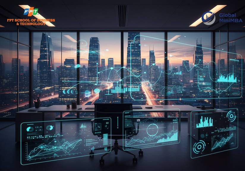 Dashboard theo dõi các chỉ số tài chính