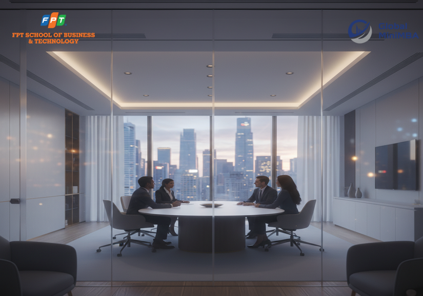 Triết lý quản trị nhân sự của công ty FPT đặt con người làm trọng tâm.