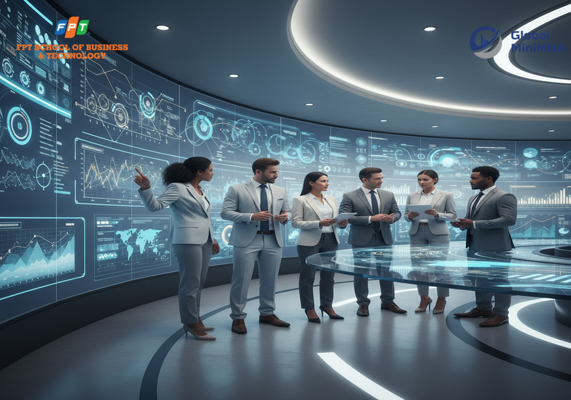 Nhân viên xử lý đơn hàng trên hệ thống quản lý