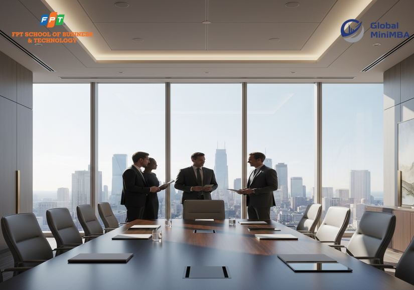 Lãnh đạo tham gia khóa học Global Mini MBA FPT.
